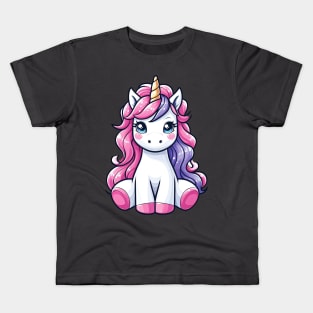 Unicorn S01 D03 Kids T-Shirt